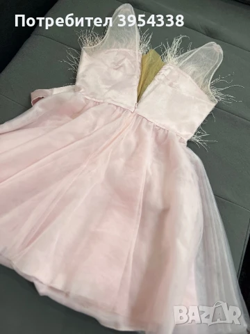 Рокля розова Юнона , снимка 4 - Рокли - 51205472