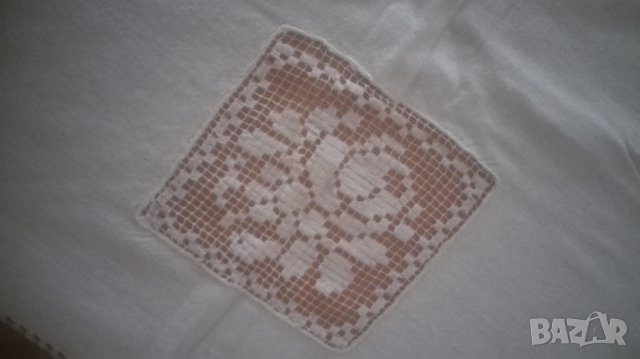 Тъкана покривка с ръчно плетиво, снимка 3 - Покривки за маси - 29490648