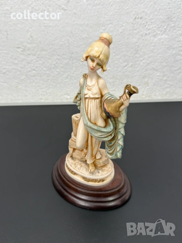 Италианска фигура в античен стил - Amilcare Simonetti. №8020, снимка 6 - Антикварни и старинни предмети - 53974674