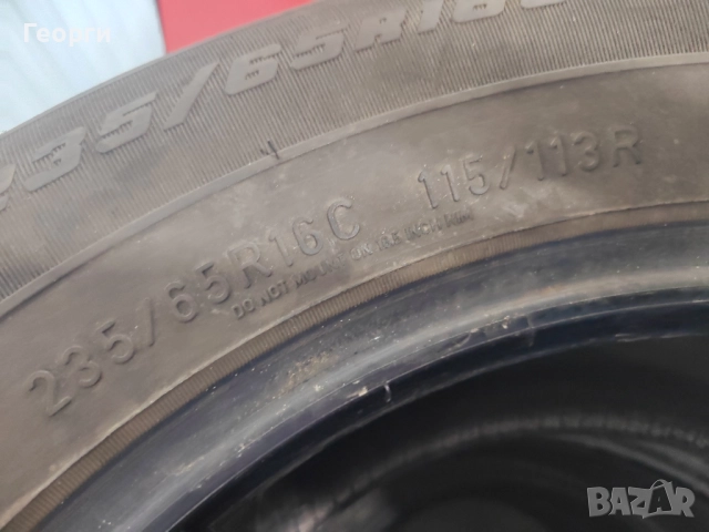 2бр.всесезонни гуми 235/65/16C Goodyear, снимка 3 - Гуми и джанти - 52144326