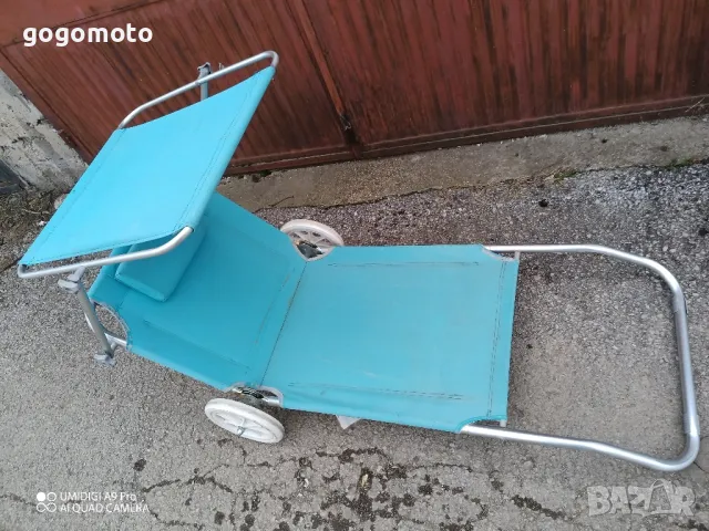 шезлонг на колела за плаж със сенник , снимка 7 - Други стоки за дома - 49059844