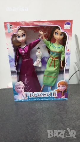 Комплект герои Замръзналото кралство, Елза, Анна и олаф, в кутия - 328046, снимка 1 - Кукли - 35214954