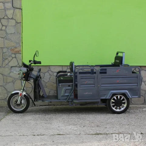 Триместна товарна електрическа триколка Max Motors Go Pro 2000W, (трансформираща се), снимка 9 - Мотоциклети и мототехника - 55845779