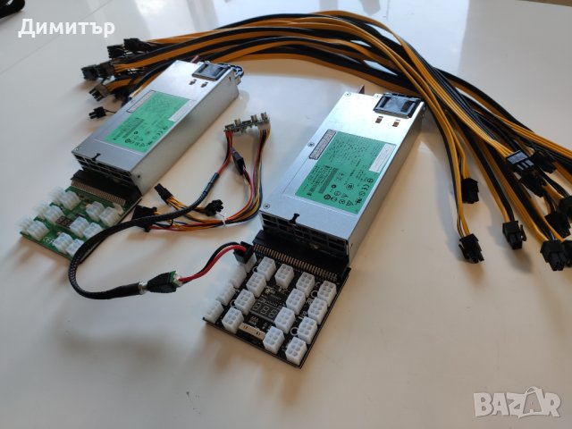 Оборудвано Сървърно Захранване HP 1200w,12 PCI-E 6+2 ,Преходник,Пико, снимка 3 - Захранвания и кутии - 37272205