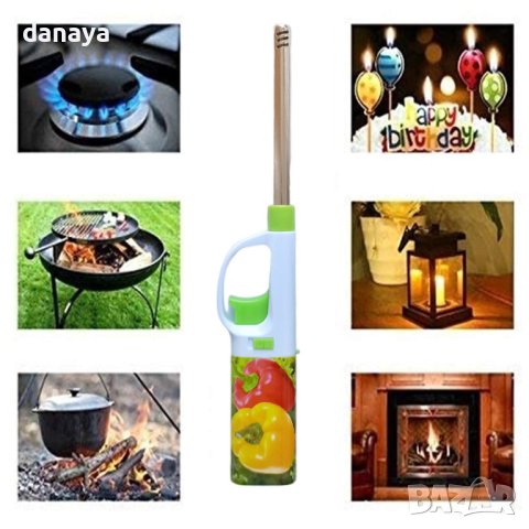 3574 Запалка за газов котлон и барбекю с принт Зеленчуци, снимка 2 - Аксесоари за кухня - 40832152