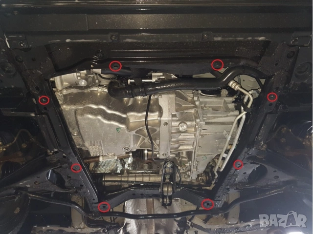 Метална кора под двигател и скоростна кутия Dacia Logan / Logan MCV 2012г – 2020г, снимка 7 - Аксесоари и консумативи - 53263782