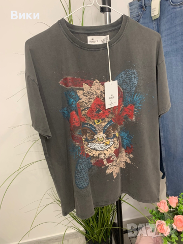 Дамска тениска универсален размер , снимка 2 - Тениски - 44653842