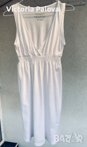 Бяла рокля BROADWAY,100% comfortable , снимка 2 - Рокли - 37271936
