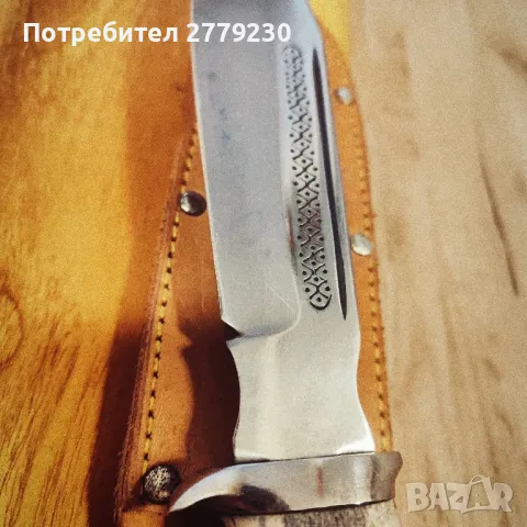 Ловен масивен нож ръчна изработка Нов!, снимка 15 - Ножове - 49966935