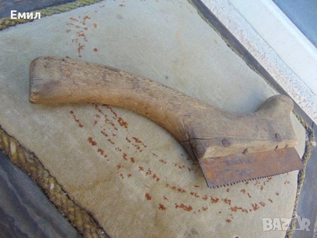 Много стар дърводелски инструмент трионче, снимка 3 - Колекции - 29635605