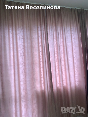 Готови пердета височина 238см пепел от рози, снимка 6 - Пердета и завеси - 53707719