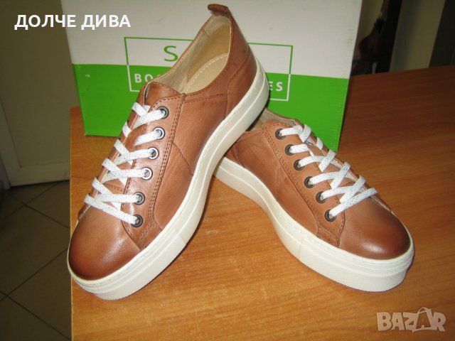 Дамски кецове м.204 ,,AZTECO,, естествена кожа, снимка 5 - Кецове - 37031318