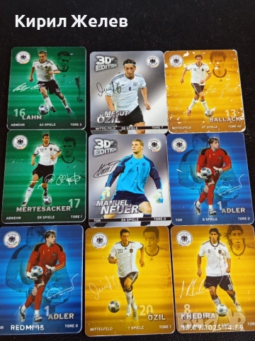 Колекционерски картички на футболисти МЕРТЕЗАКЕР,САМИ КЕДИРА,РЕНЕ АДЛЕР ,НОЙЕР 51016, снимка 8 - Колекции - 51701211