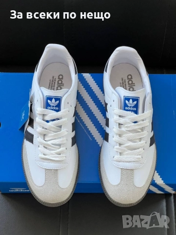 Adidas Дамски Бели Маратонки👟Дамски Спортни Обувки В Бял Цвят Адидас Код E813, снимка 2 - Маратонки - 51477423