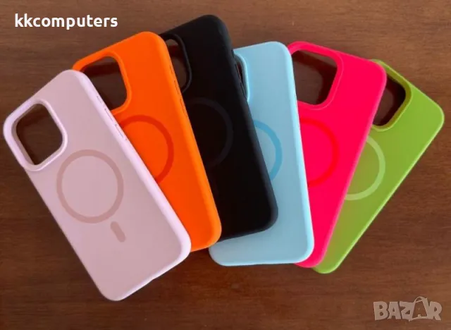 Калъф Liquid Silica MagSafe за iPhone 13 Pro Max 6.7 / Розов / + Протектор Баркод : 3131470, снимка 5 - Калъфи, кейсове - 48980871