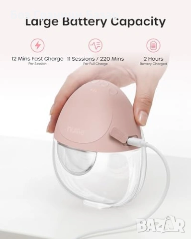 Нова електрическа безжична помпа за кърма 3 режима 12 нива Nuliie JoyFlow Air, снимка 5 - Помпи за кърма - 54353418