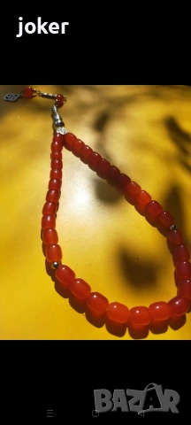 оранжеви молитвени мъниста, снимка 2 - Други ценни предмети - 54066777