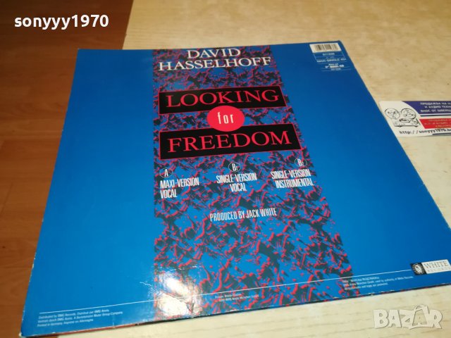 david hasselhoff-плоча 0104231913, снимка 5 - Грамофонни плочи - 40218743