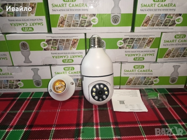 Ново!!! WiFi Камера тип крушка 
