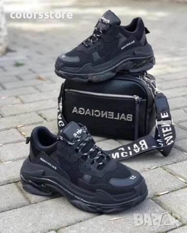 Дамски черни маратонки  Balenciaga  код Br123