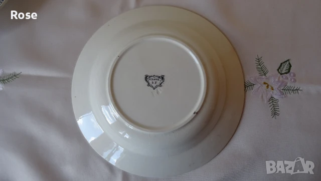 Антични белгийски чинии Napoleon. Марка Keramis B.F. 1890г., снимка 12 - Антикварни и старинни предмети - 51014504