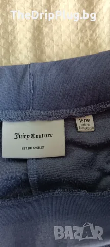 Juicy couture дамско плюшено долнище размер S син цвят , снимка 7 - Спортни екипи - 56333480