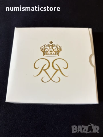 Монако 2023 – 2 евро - 100 години от рождението на Принц Рение III (1923-2005) PROOF, снимка 2 - Нумизматика и бонистика - 50867309