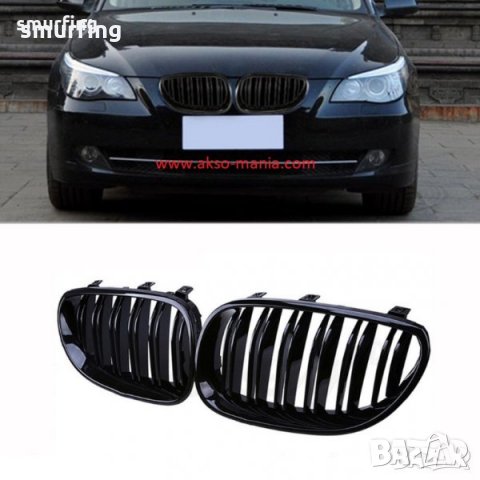  Бъбреци за БМВ Е60 Е61/ BMW E60 E61 Черен Гланц Двойни M5 визия , снимка 3 - Аксесоари и консумативи - 34963894