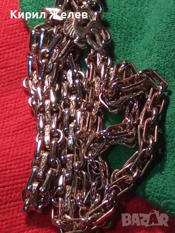 ВНУШИТЕЛЕН ЛАНЕЦ от БЛАГОРОДНА СТОМАНА с АРТ ВИСУЛКА КОНЧЕ 47403, снимка 14 - Колиета, медальони, синджири - 47298500