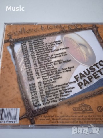 ✅Fausto Papetti – Collection 2000 -  матричен диск, снимка 2 - CD дискове - 39480117
