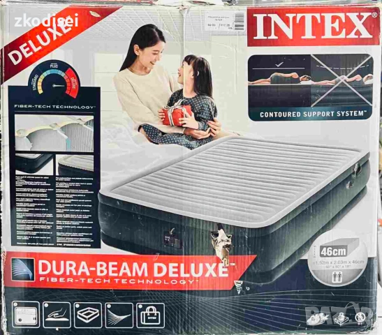 Надуваем матрак INTEX