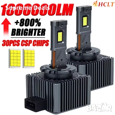 LED Крушки D1S +380% Canbus