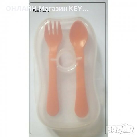 Детски прибори в кутия , снимка 2 - Прибори, съдове, шишета и биберони - 20704349