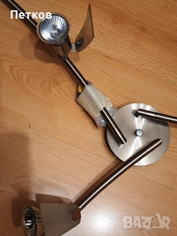 Аплик за таван комплект с 6 броя крушки с цокъл GU 10, снимка 5 - Лампи за таван - 52961620