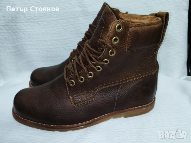 Чудесни мъжки боти от естествена кожа Timberland №46