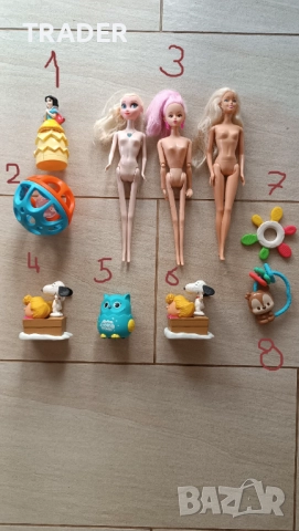 Сет кукли за обличане преобличане топка бухалче механични