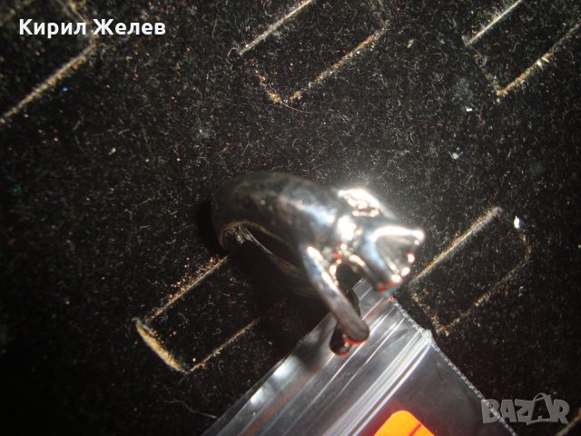 ФИГУРАЛЕН ПОСРЕБРЕН ПРЪСТЕН с КАМЪЧЕТА МНОГО ОРИГИНАЛЕН 17540, снимка 6 - Пръстени - 31292612