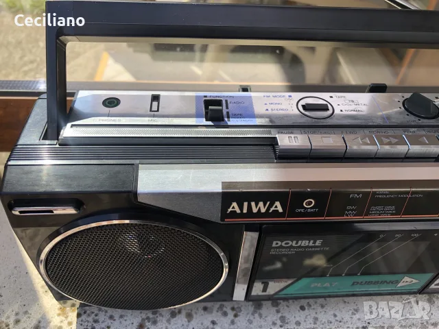 AIWA CS-W220  Работещ с много хубав звук(видео)-запазен радиокасетофон!, снимка 4 - Радиокасетофони, транзистори - 55894406