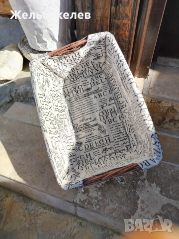 Кошници,плетени,43,38см , снимка 8 - Градински мебели, декорация  - 44237905