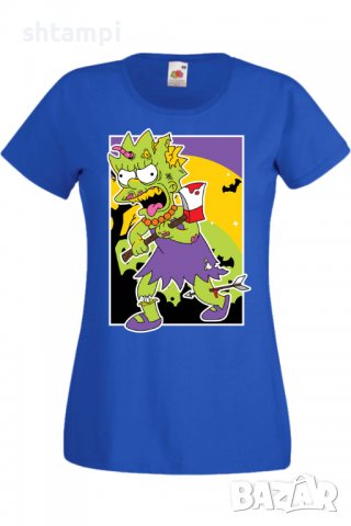 Дамска тениска The Simpsons Lisa Simpson 01,Halloween,Хелоуин,Празник,Забавление,Изненада,Обичаи,, снимка 5 - Тениски - 38154299