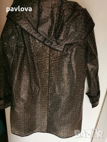 Яке  дъждобран Тренч лак и полиетилен, снимка 3 - Якета - 47939070