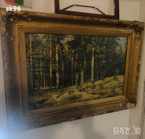 огромна картина с рамка 