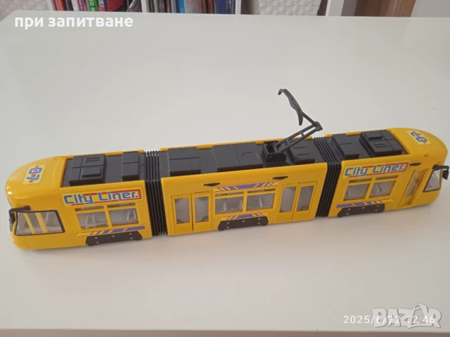 Голям трамвай Dickie, 46 см., снимка 3 - Коли, камиони, мотори, писти - 50754834