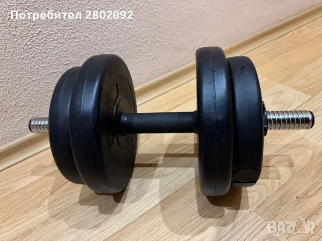 Дъмбел 10 кг - в отлично състояние!, снимка 4 - Фитнес уреди - 50237373