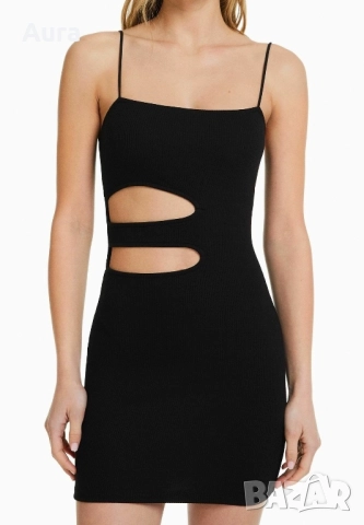 Bershka Black dress , снимка 7 - Рокли - 51746069