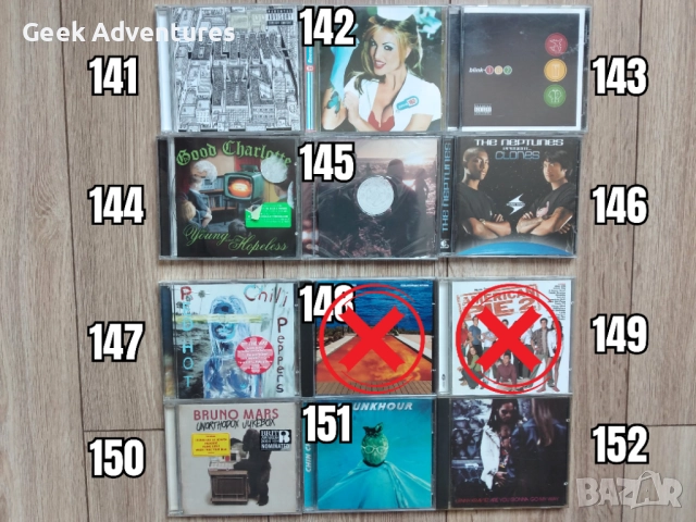 Rock/Punk Metal Music Albums CDs Оригинални Рок Пънк Музикални Дискове, снимка 9 - CD дискове - 46680866