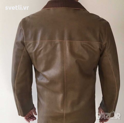 Кожено яке, снимка 3 - Якета - 30542774