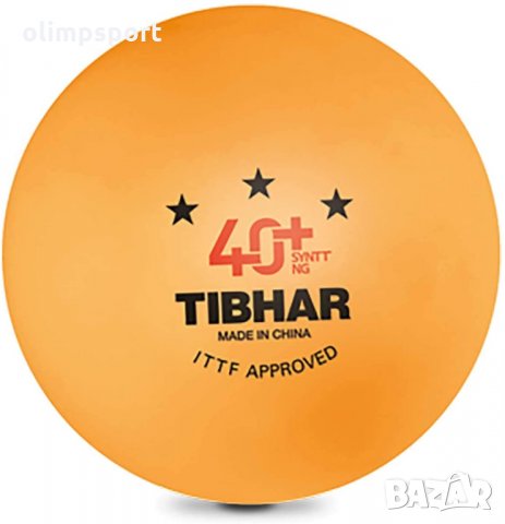 топчета за тенис на маса Tibhar *** NG 40+ бели, оранжеви нови
