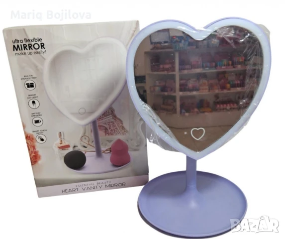 Стилно LED огледало за тоалетка с подсветка, снимка 5 - Други стоки за дома - 51053559