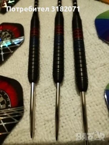 90% tungsten,24гр. професионални стрели за дартс, снимка 3 - Дартс - 53115235
